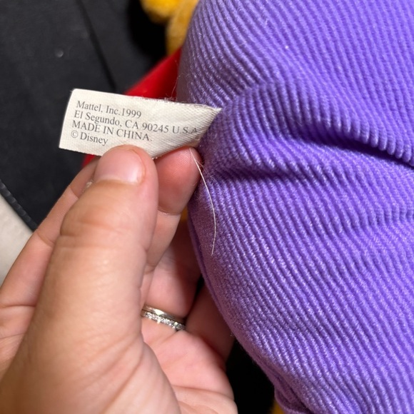 Vintage Disney Talking Moving Wiggle Winnie the Pooh Honey Stuffed Plush Animal - Picture 5 of 5